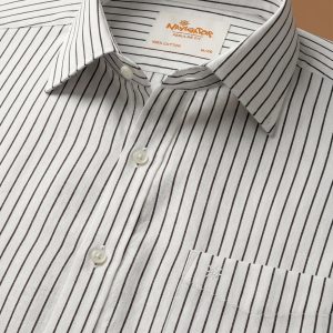 BURNT MAROON ST PREMIUM COTTON SHIRT - LS442709